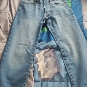 Old Navy Light Wash Blue Straight-Leg Jeans
